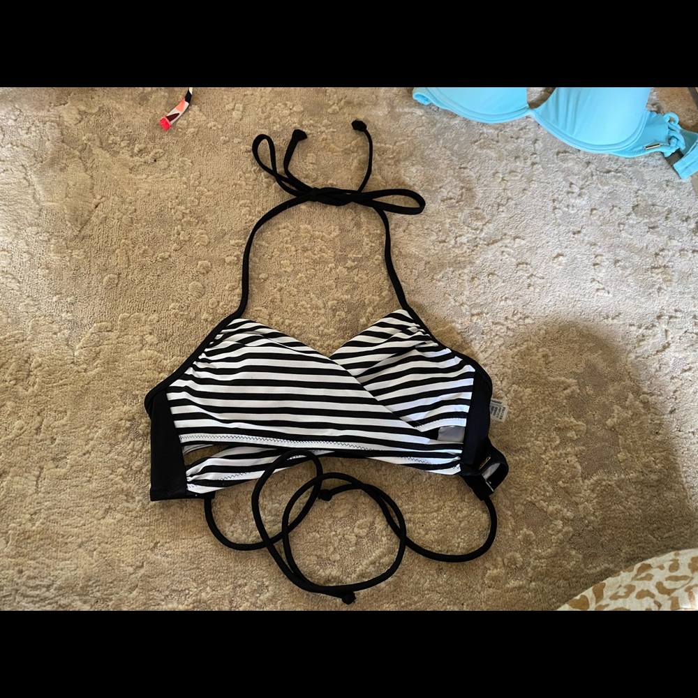 Pink swim top